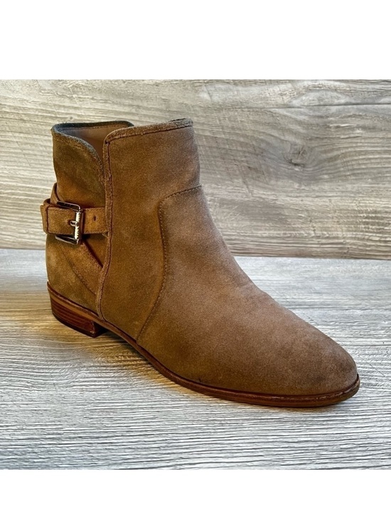 MICHAEL Michael Kors Shoes - Michael Kors Salem suede buckled and elastic Bootie size 8